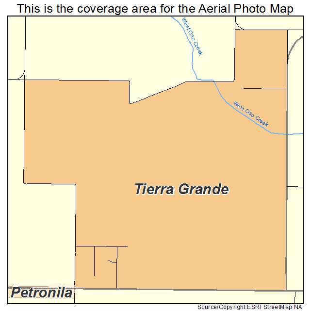Tierra Grande, TX location map 