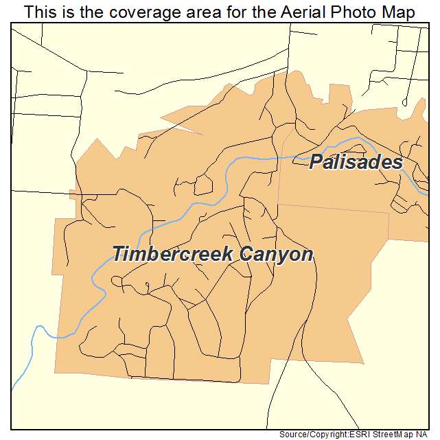 Timbercreek Canyon, TX location map 