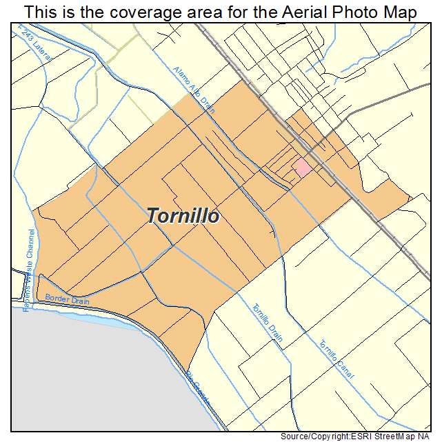 Tornillo, TX location map 