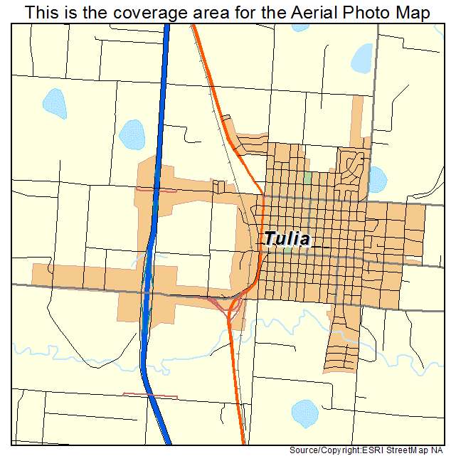 Tulia, TX location map 