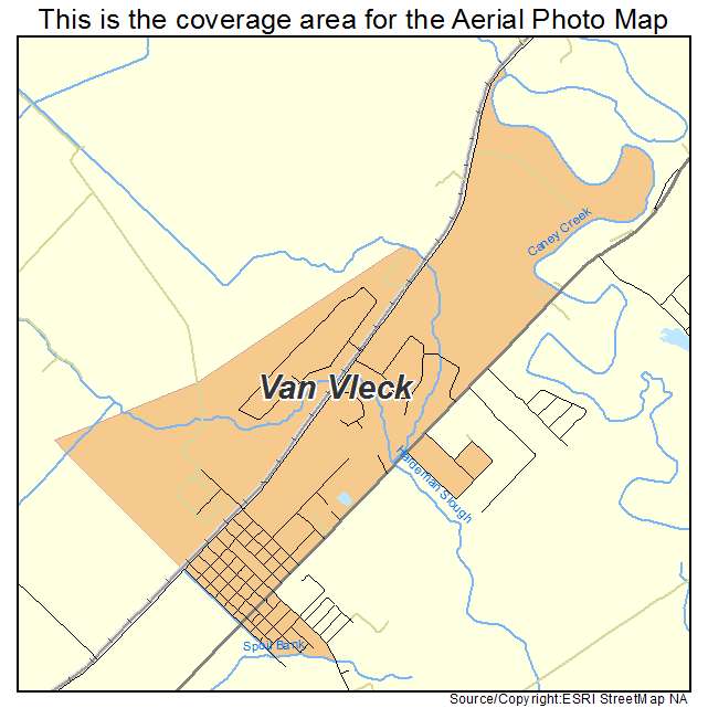 Van Vleck, TX location map 