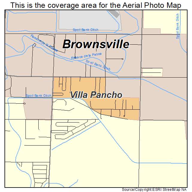 Villa Pancho, TX location map 