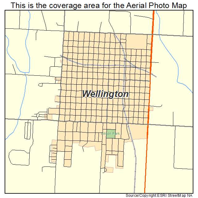 Wellington, TX location map 