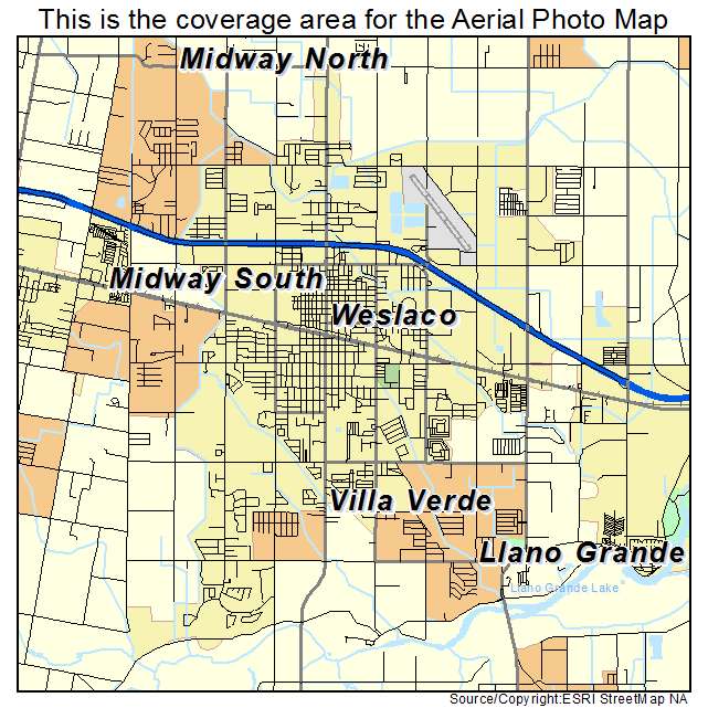 Weslaco, TX location map 