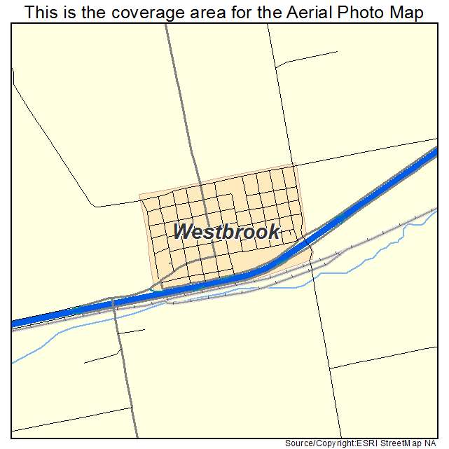 Westbrook, TX location map 
