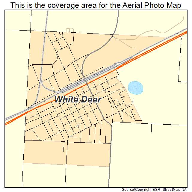 White Deer, TX location map 