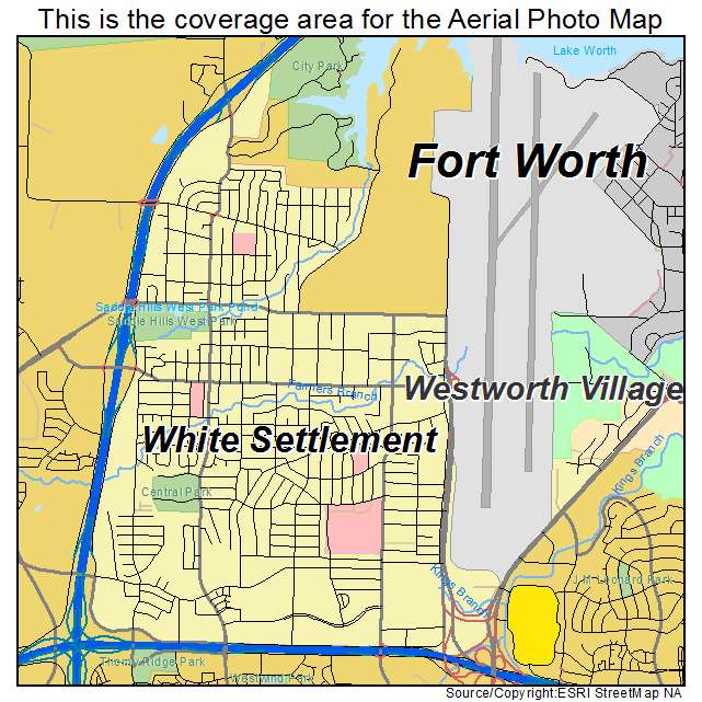 White Settlement, TX location map 