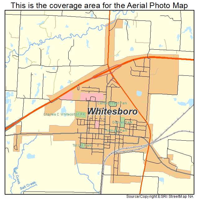 Whitesboro, TX location map 