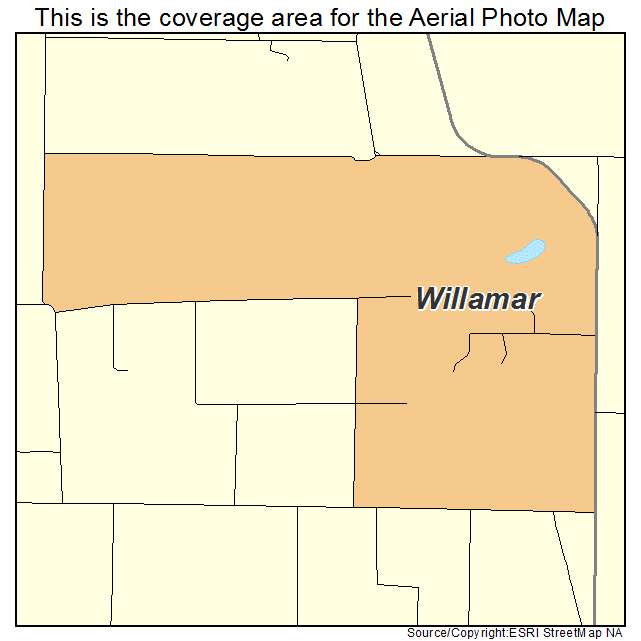 Willamar, TX location map 