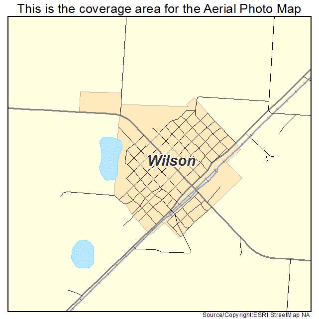 Wilson, TX location map 