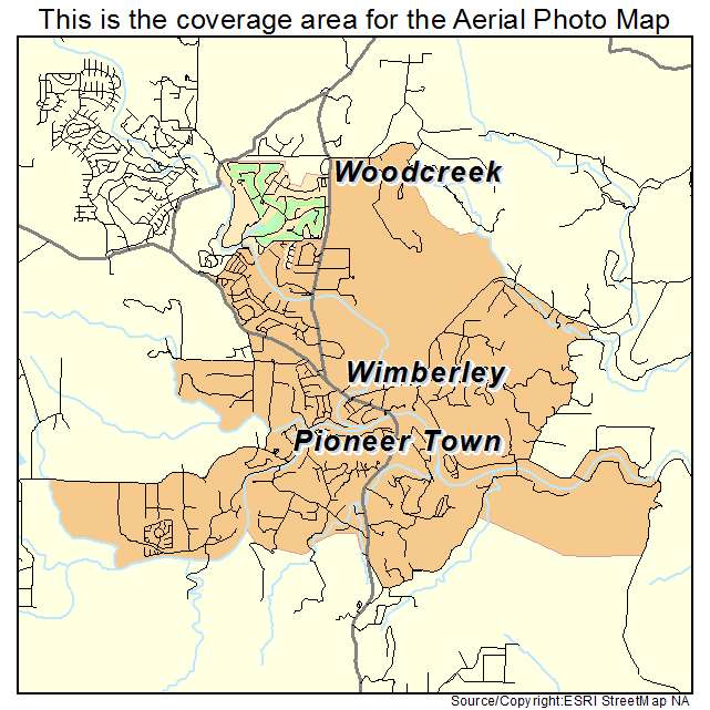 Wimberley, TX location map 