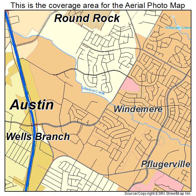 Windemere, TX location map 