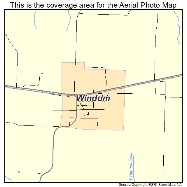Windom, TX location map 