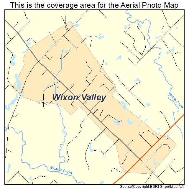 Wixon Valley, TX location map 
