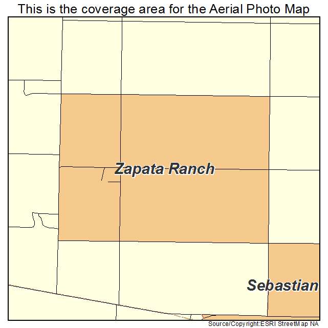 Zapata Ranch, TX location map 