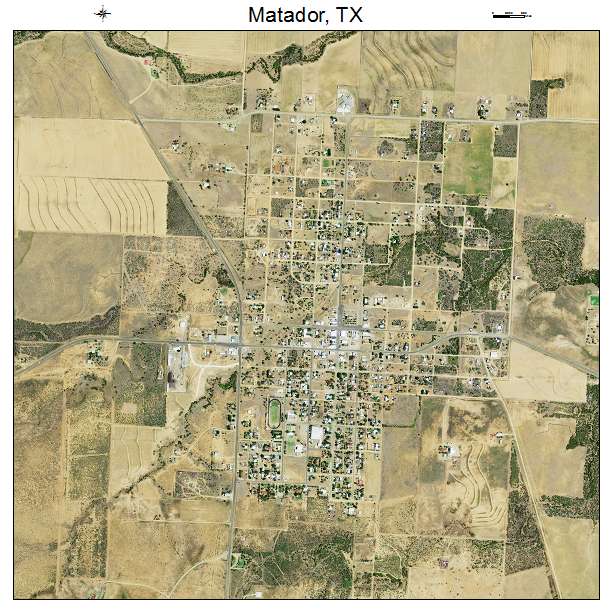 Matador, TX air photo map