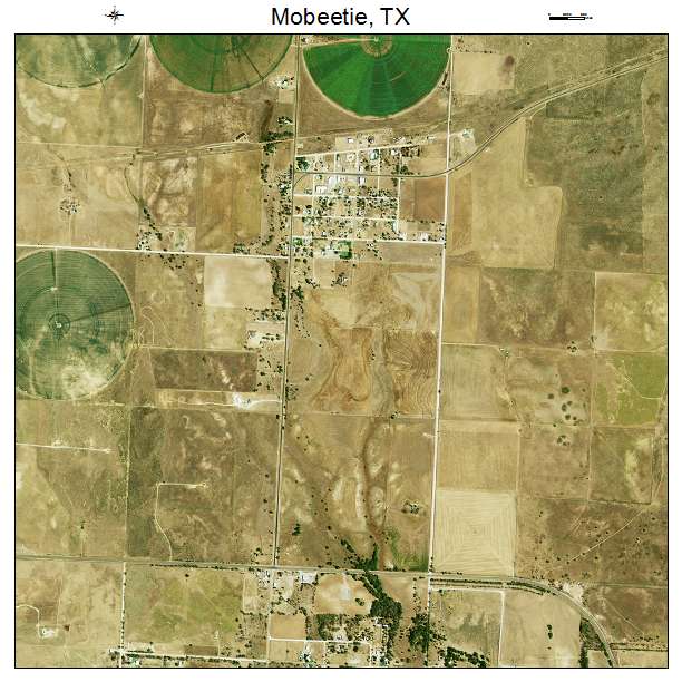 Mobeetie, TX air photo map