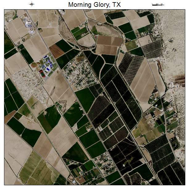 Morning Glory, TX air photo map