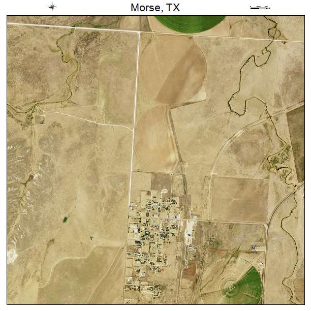 Morse, TX air photo map