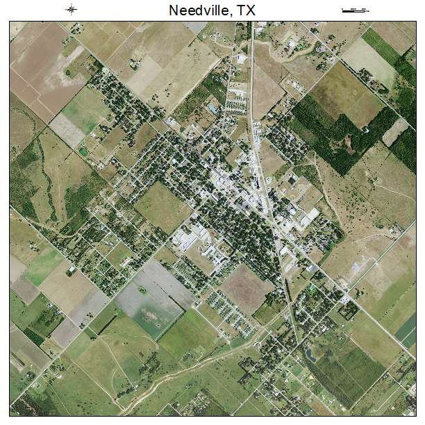 Needville, TX air photo map