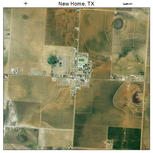 New Home, TX air photo map