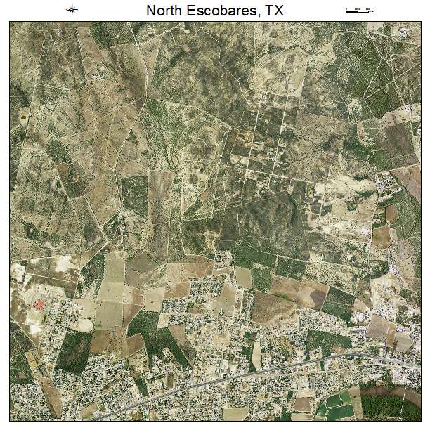 North Escobares, TX air photo map
