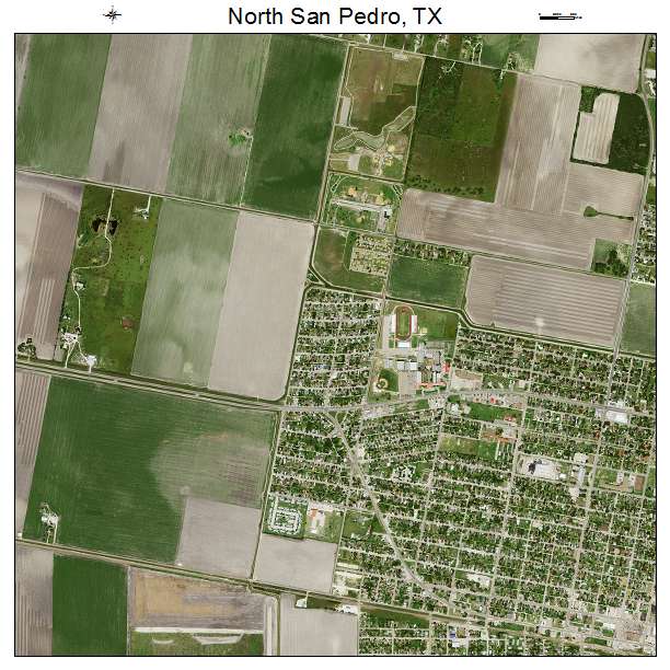 North San Pedro, TX air photo map