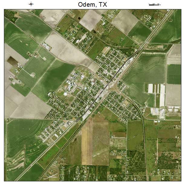 Odem, TX air photo map