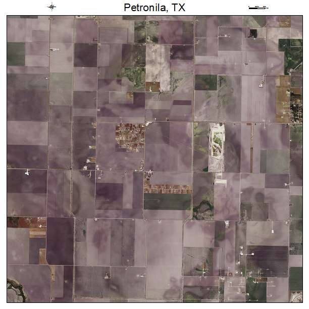 Petronila, TX air photo map