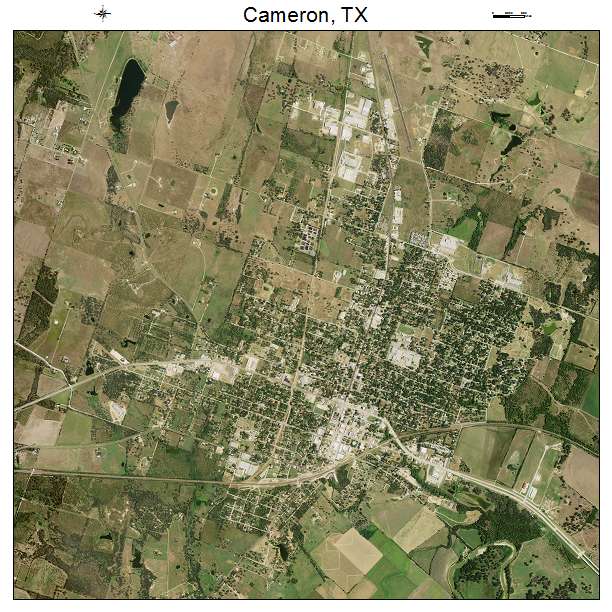 Plamondon, TX air photo map