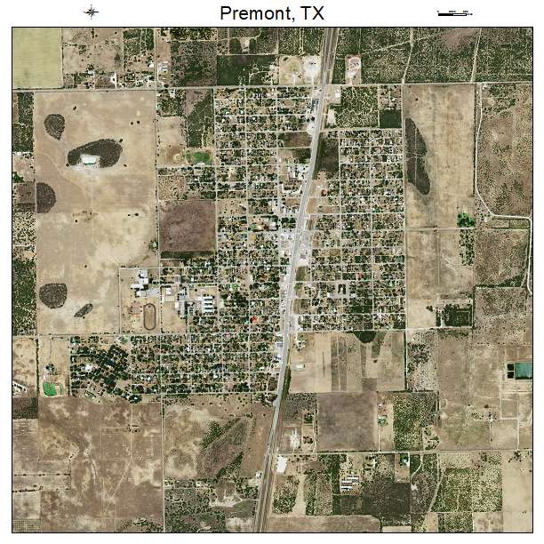 Premont, TX air photo map