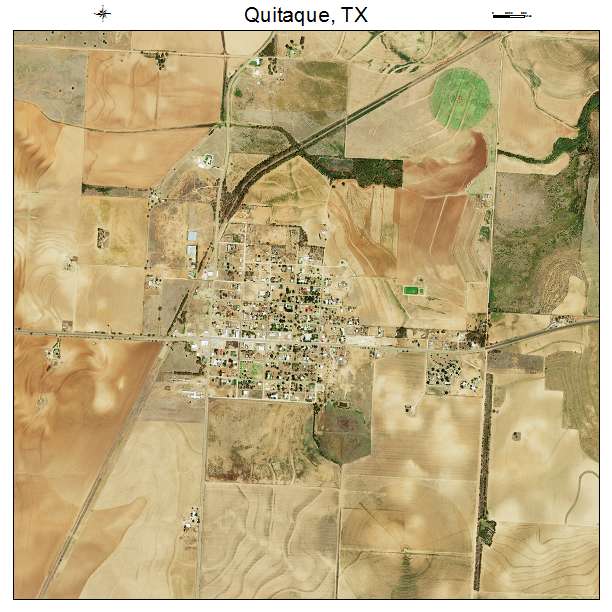 Quitaque, TX air photo map