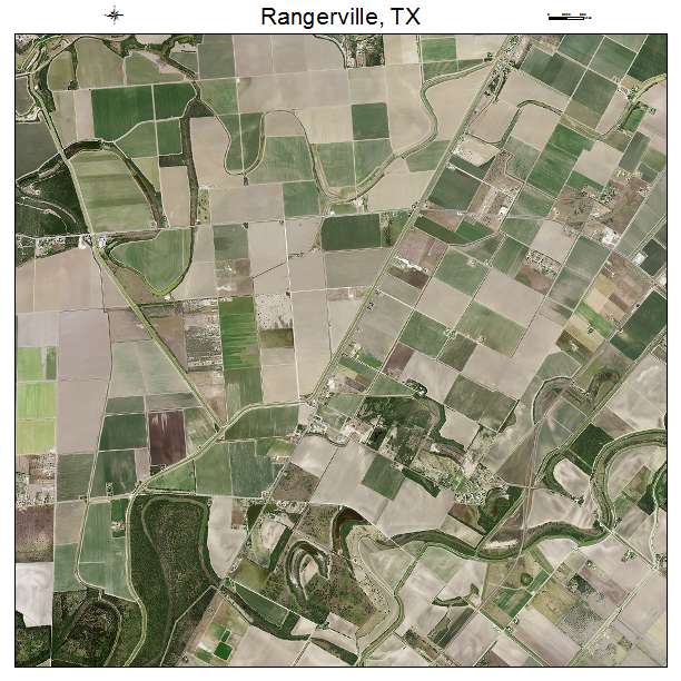 Rangerville, TX air photo map