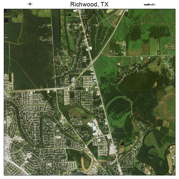 Richwood, TX air photo map