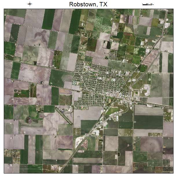 Robstown, TX air photo map