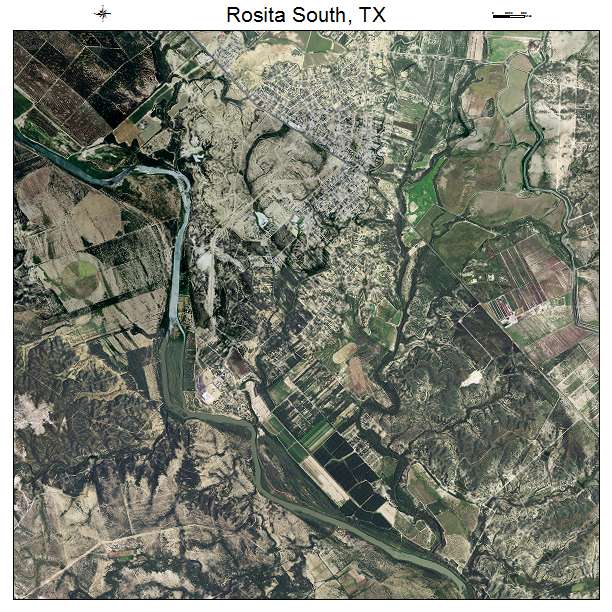 Rosita South, TX air photo map