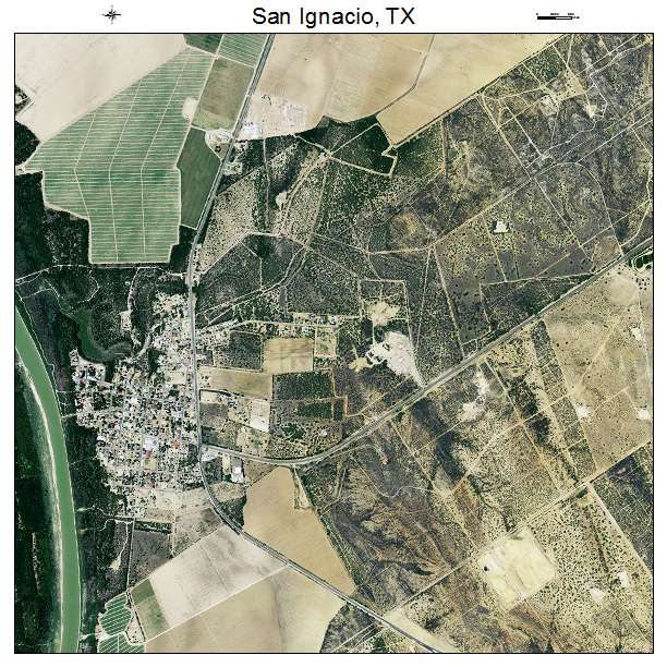 San Ignacio, TX air photo map