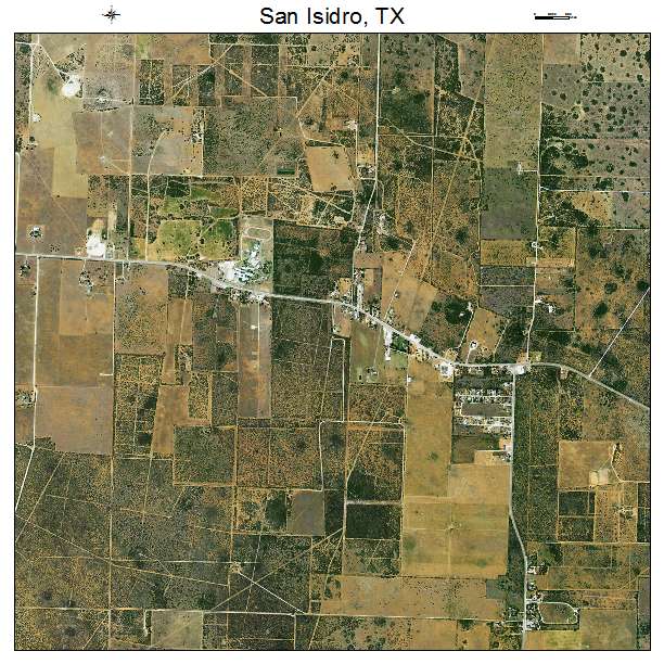 San Isidro, TX air photo map