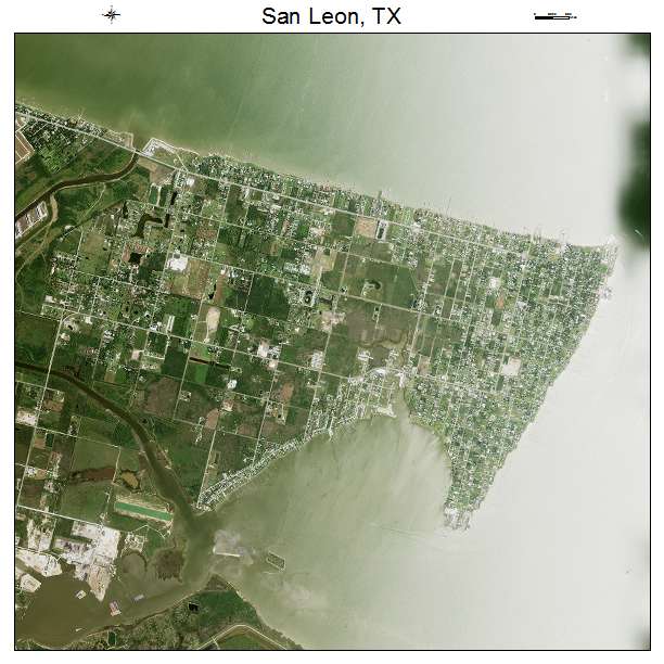 San Leon, TX air photo map