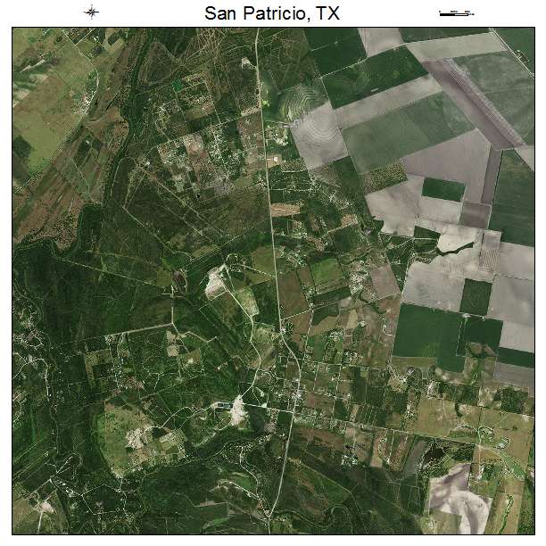 San Patricio, TX air photo map