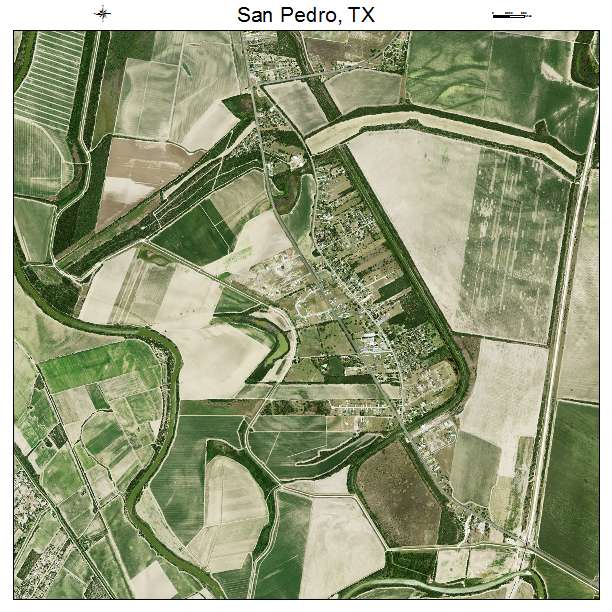 San Pedro, TX air photo map