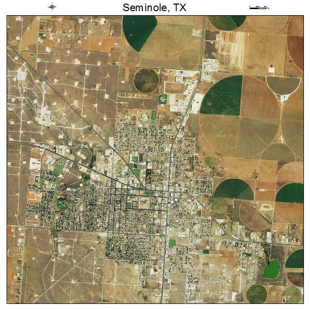 Seminole, TX air photo map