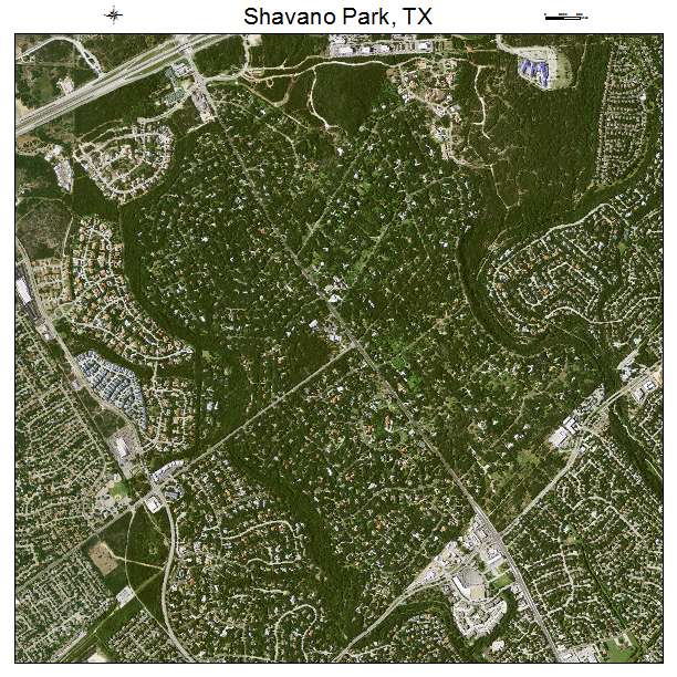 Shavano Park, TX air photo map