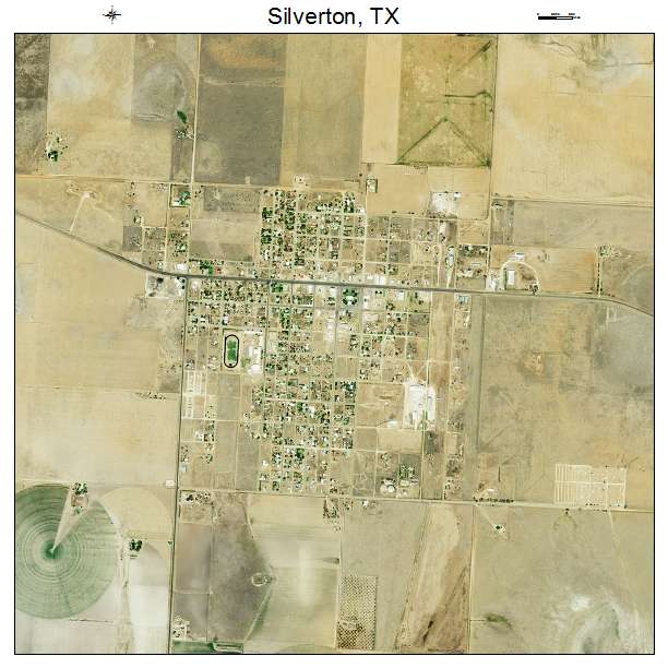 Silverton, TX air photo map