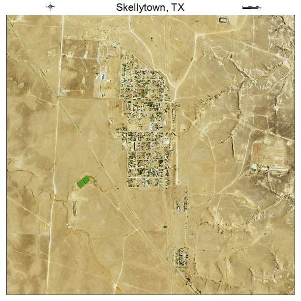 Skellytown, TX air photo map