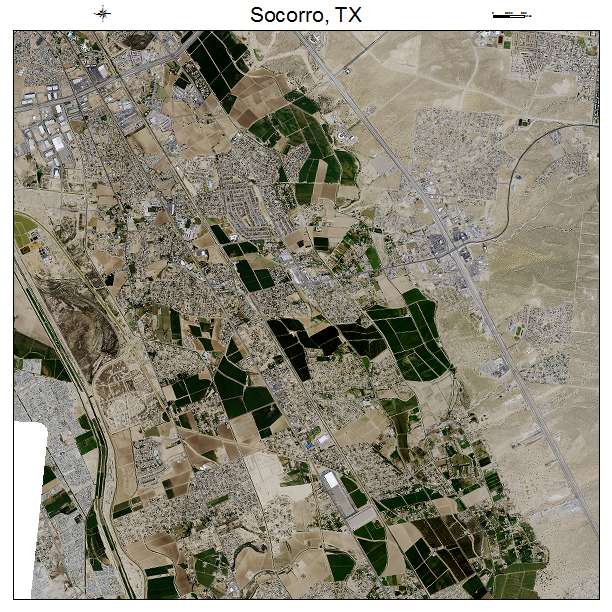 Socorro, TX air photo map