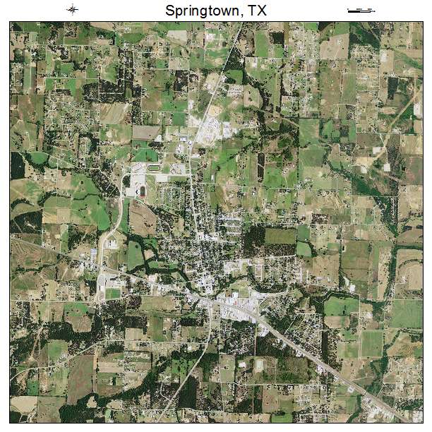 Springtown, TX air photo map