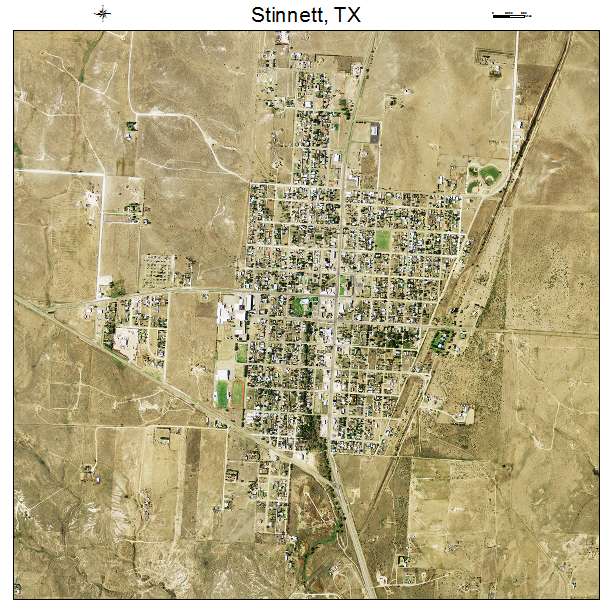 Stinnett, TX air photo map