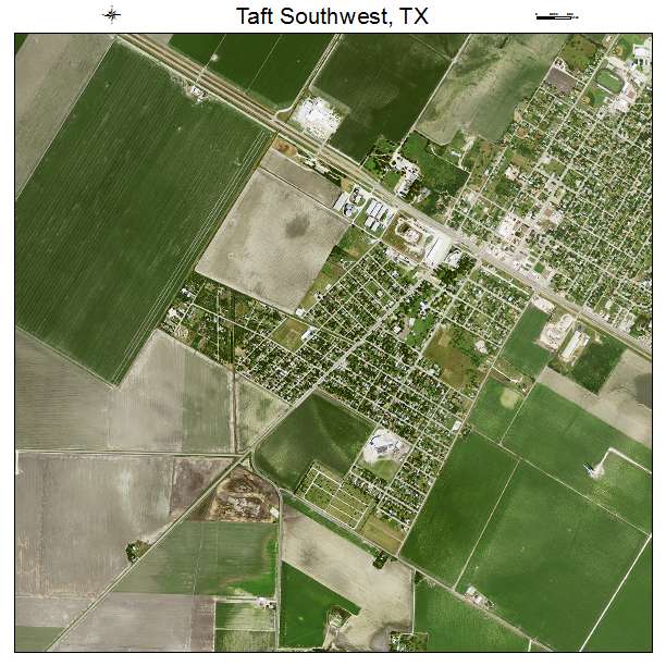 Taft Southwest, TX air photo map