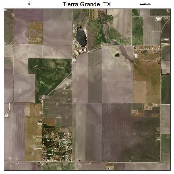 Tierra Grande, TX air photo map